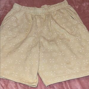 Nike Men's Tan Patterned Shorts